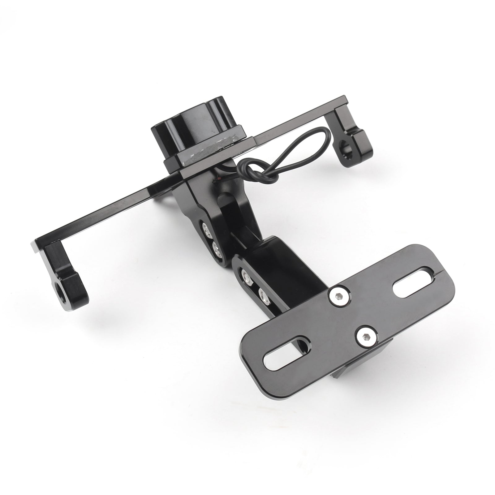 CNC License Plate Holder Bracket Fender Eliminator For Yamaha BWS R25 R3 MSX Generic