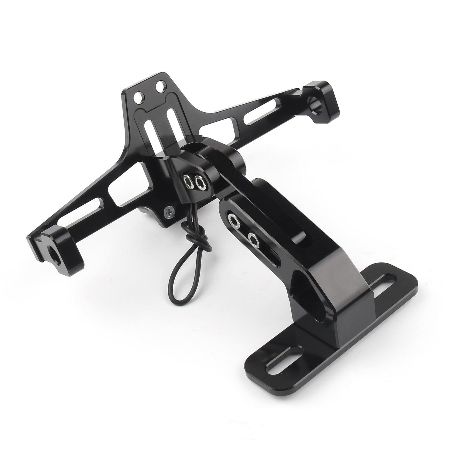 CNC License Plate Holder Bracket Fender Eliminator For Yamaha BWS R25 R3 MSX Generic