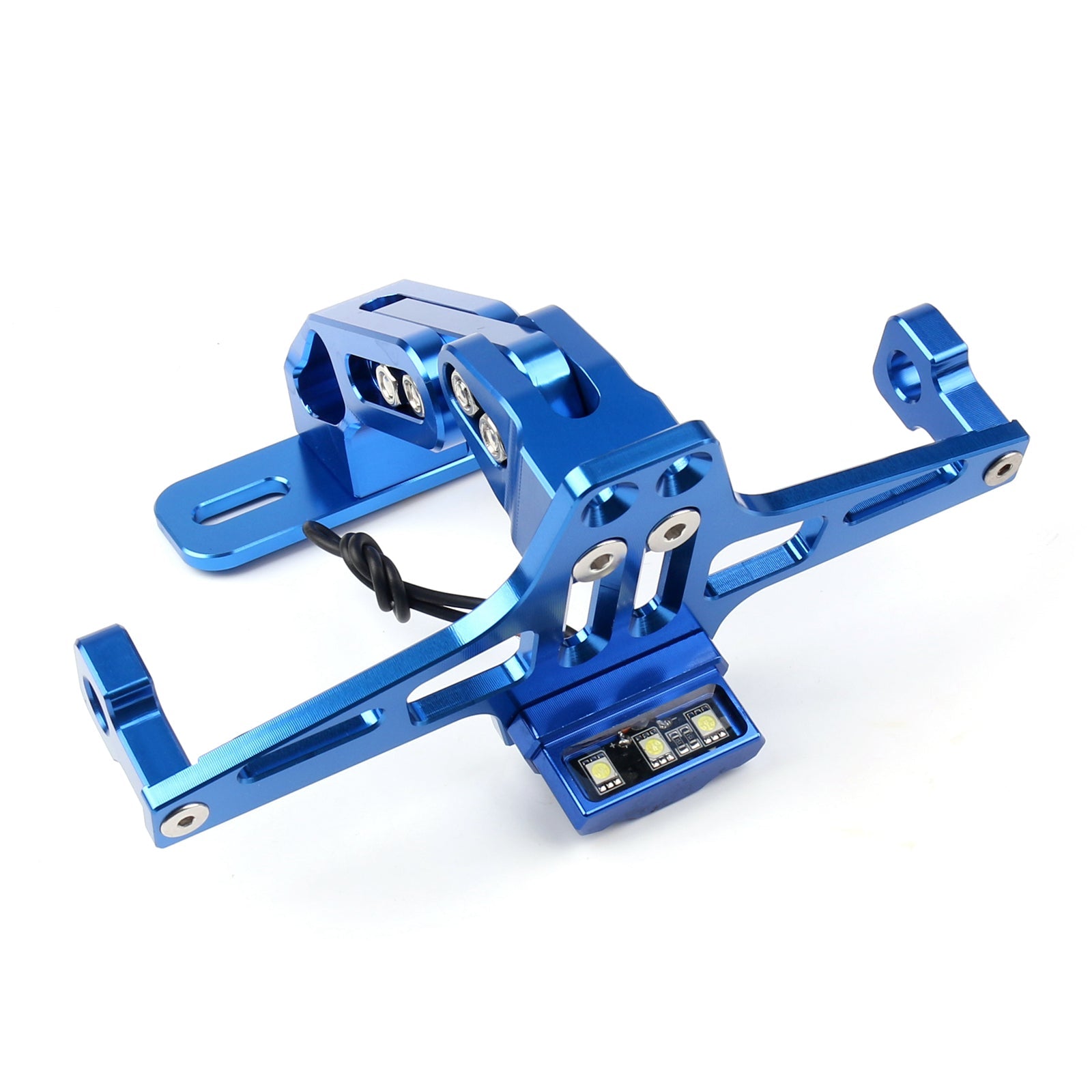 CNC License Plate Holder Bracket Fender Eliminator For Yamaha BWS R25 R3 MSX Generic