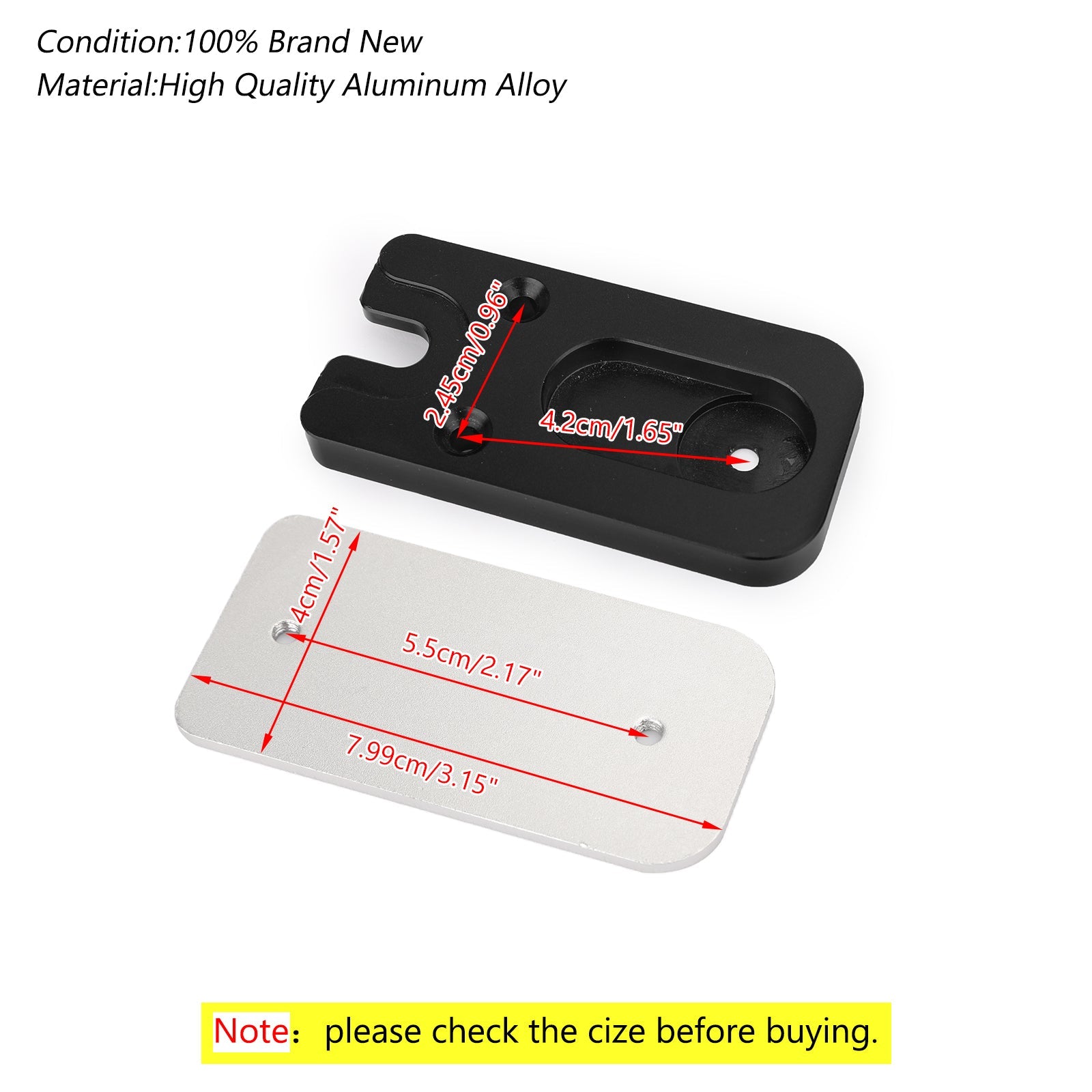 1x Moto License Plate Mount Bracket Holder For Yamaha Honda Yamaha Kawasaki BMW Generic