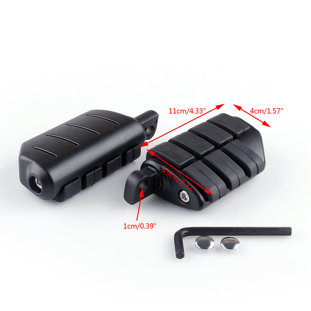 7963 Dually Footpegs For Harley Softail Sportster Dyna Glide Fat Boy Road King Generic