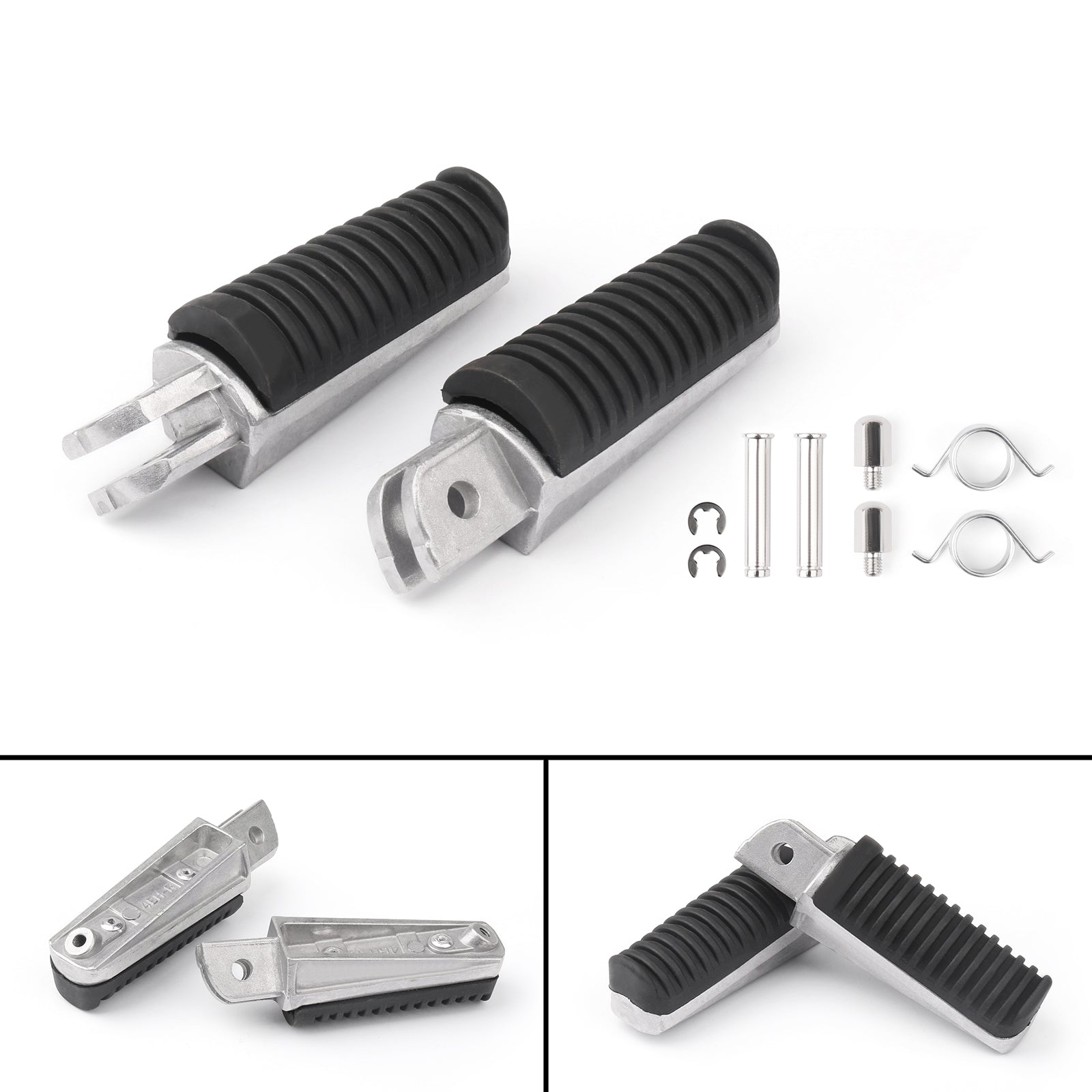 Front / Rear Foot Pegs Footrest For Yamaha FJ1200 FZ1N FZ1S FZ6N FZ6S FZ8N FZ8S Generic