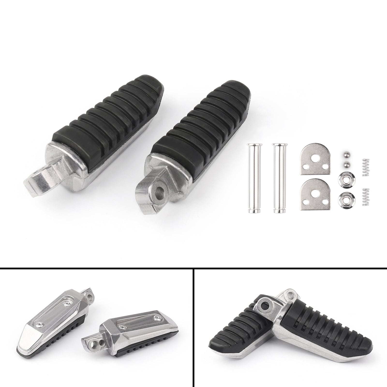 Front / Rear Footrests Foot Pegs For Suzuki 1000 GSX 1250 1300 GSR 600 GSR750 TL1000