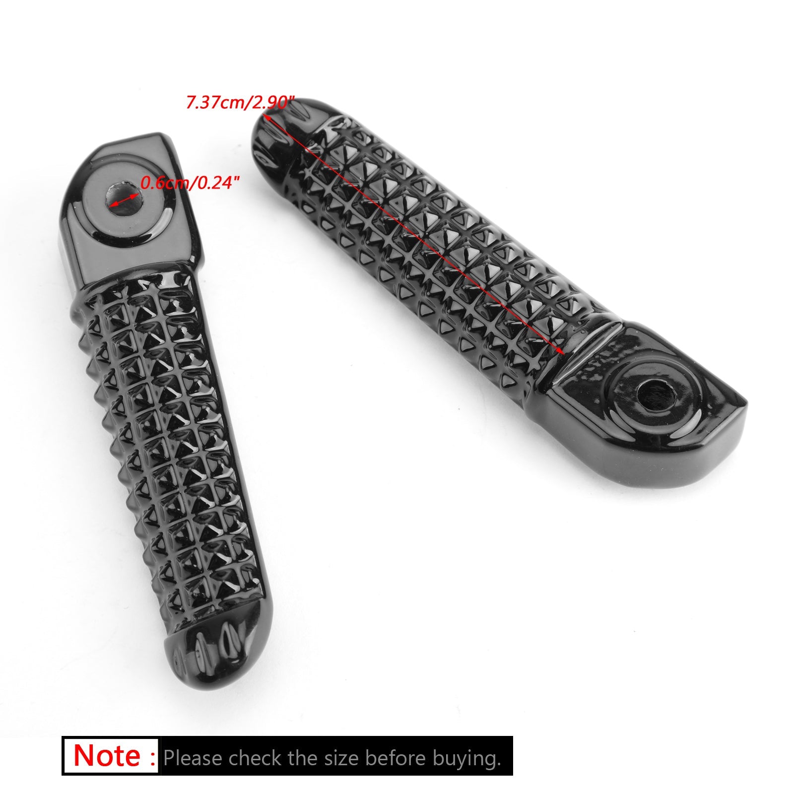 Rear Foot Peg Footrest For Yamaha YZF R1 1998-2014 R6 1999-2014 R6S 2003-2008 Generic