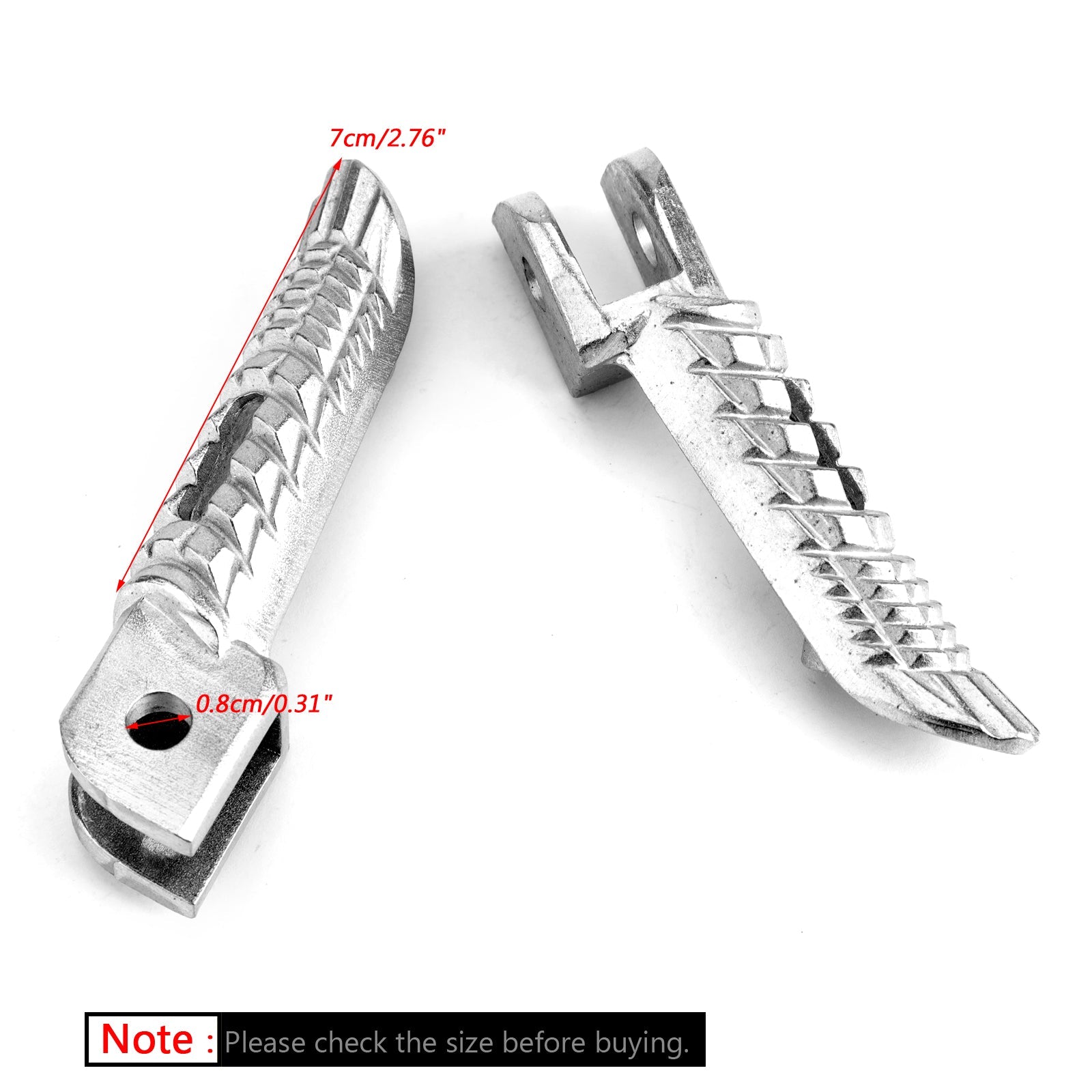 Reposapiés delantero para Suzuki GSXR600 GSXR750 2006-2014 GSXR1000 2005-2014 genérico