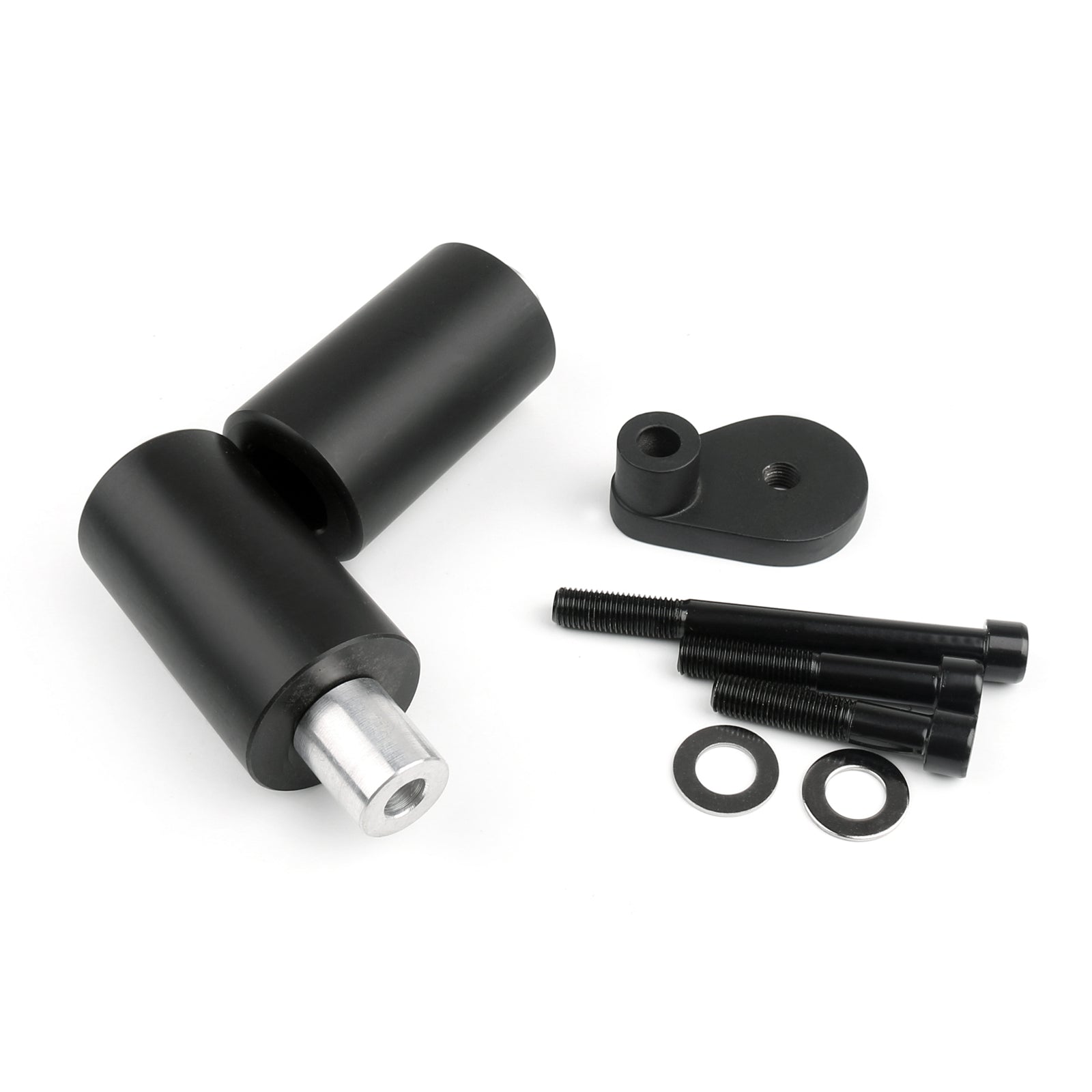 Protectores Crash Frame Sliders Suzuki GSXR 600 750 No Cut Negro Genérico