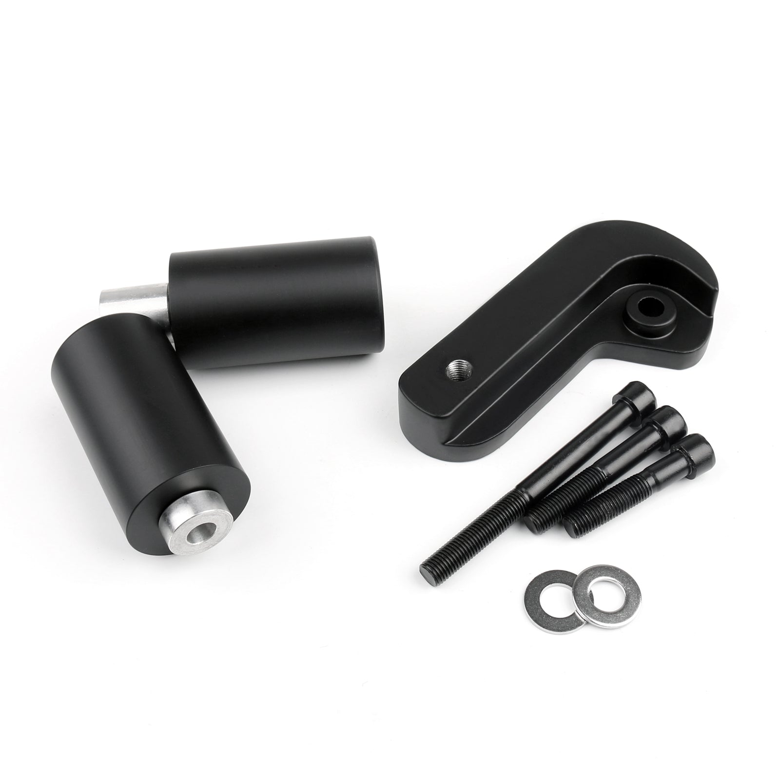 Protectores Crash Frame Sliders Suzuki GSXR 600 750 No Cut Negro Genérico