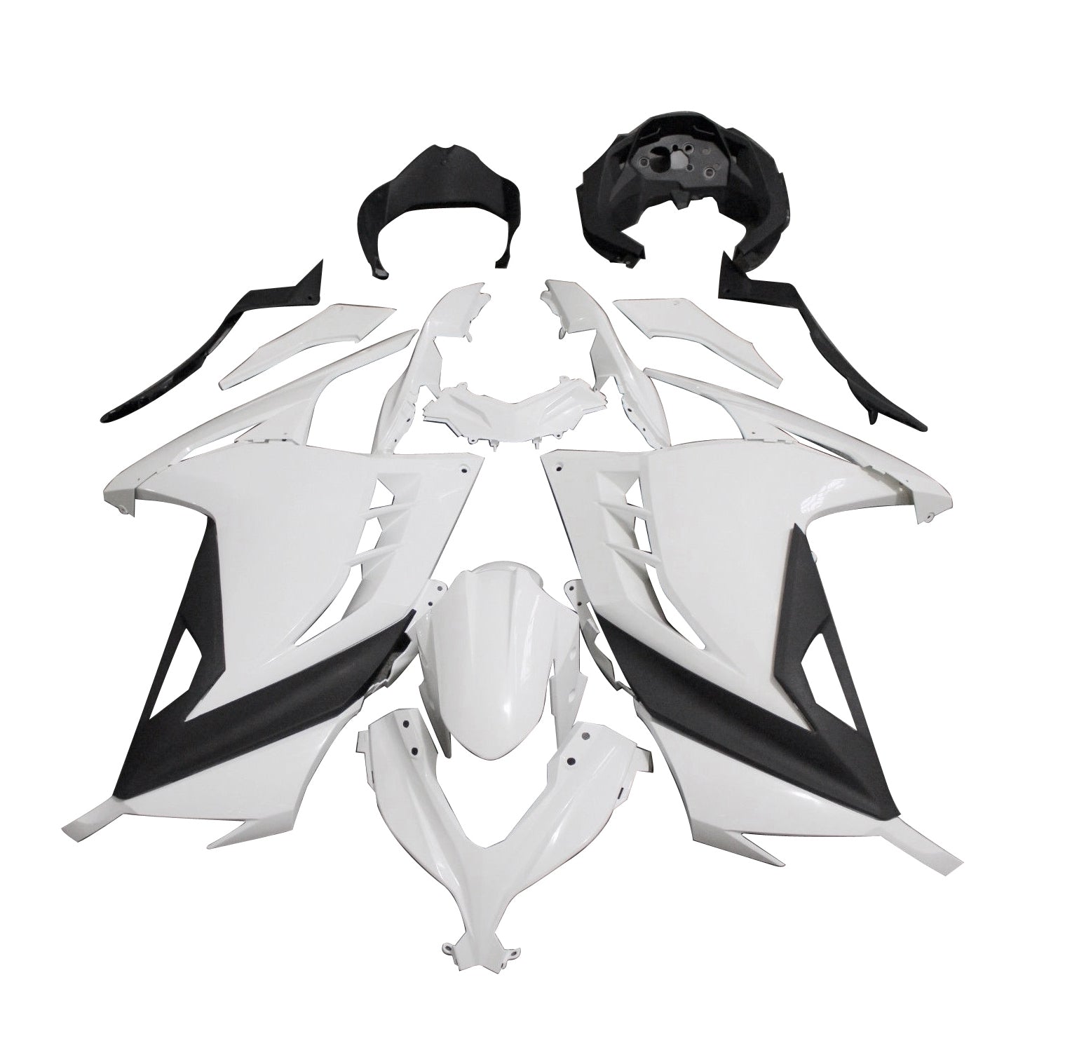 Fairings 2013-2024 Plastics Kawasaki Ninja 300R EX300R Ninja Primal only Unpainted Generic