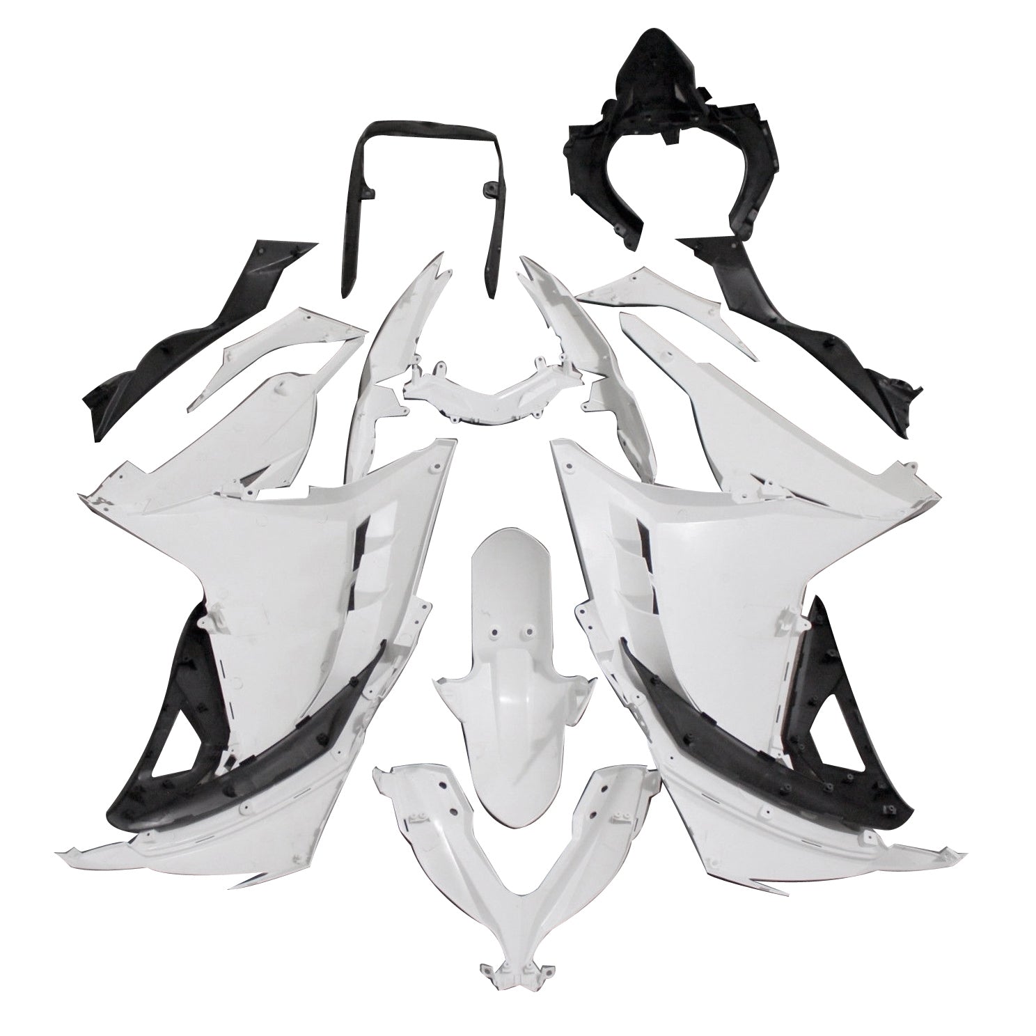 Fairings 2013-2024 Plastics Kawasaki Ninja 300R EX300R Ninja Primal only Unpainted Generic