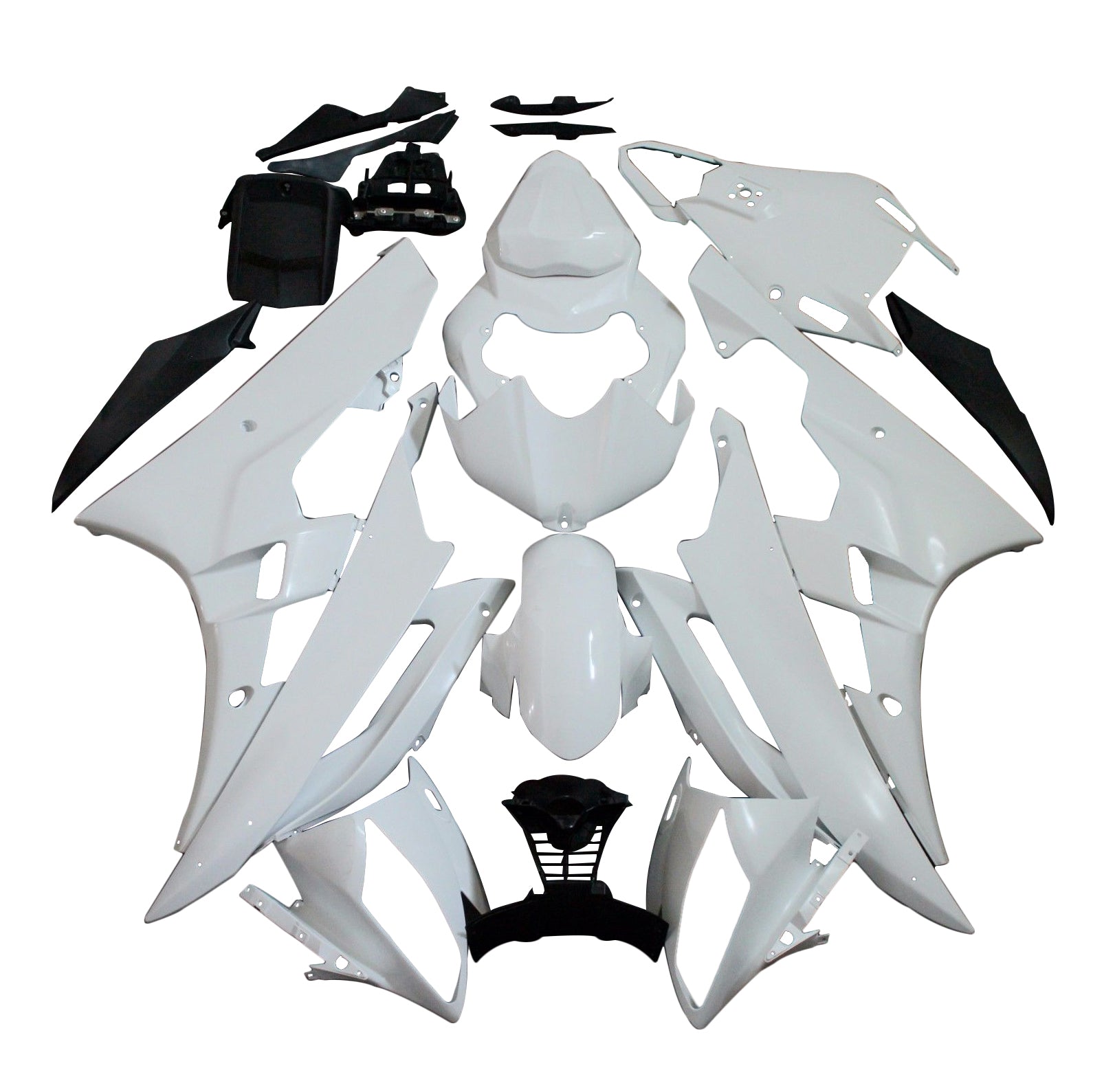 Fairings 2006-2007 Yamaha YZF-R6 R6 Primal only Unpainted Generic