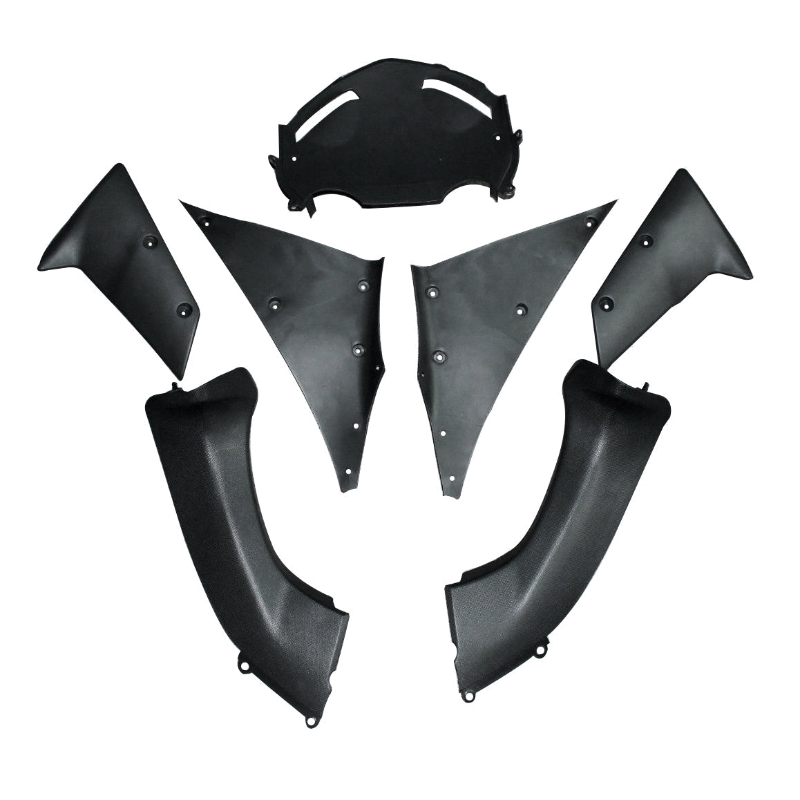 Fairings 2006-2007 Kawasaki ZX 10R West Primal only Unpainted Generic