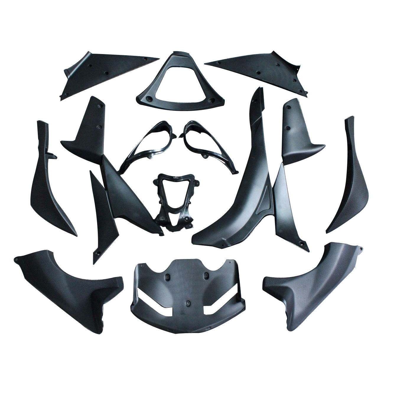 Fairings 2007-2008 Kawasaki ZX6R ZX636 West Ninja Primal only Unpainted Generic