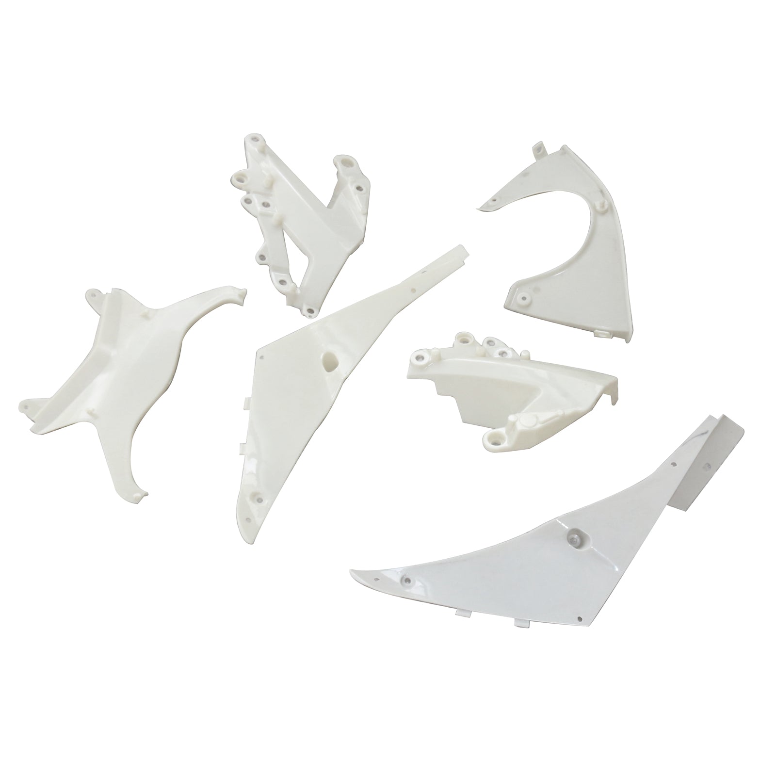 2009-2012 Fairings Kawasaki ZX6R ZX636 Ninja Primal only Unpainted Generic