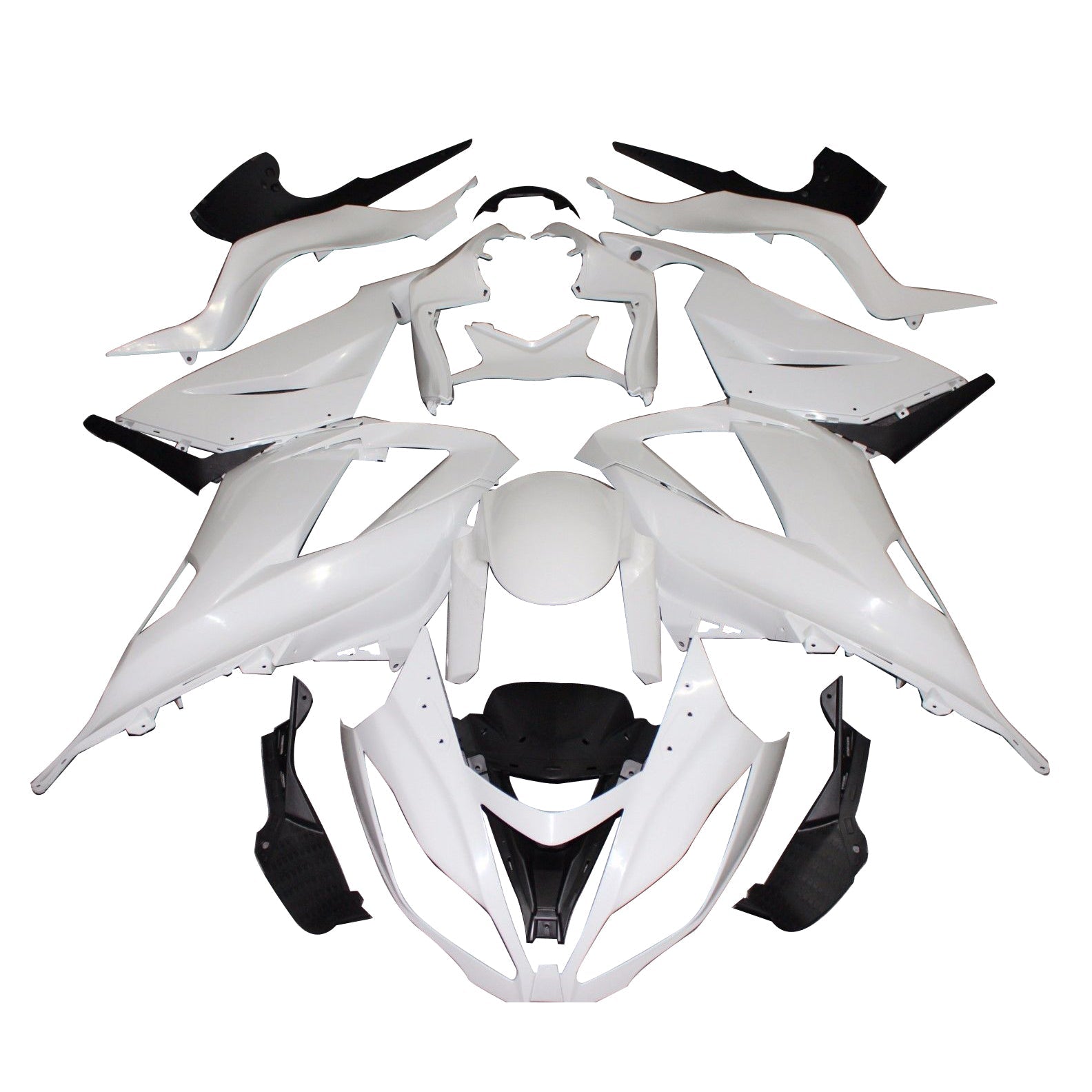 Fairings 2013-2018 Plastics Kawasaki ZX6R 636 Ninja Primal only Unpainted Generic