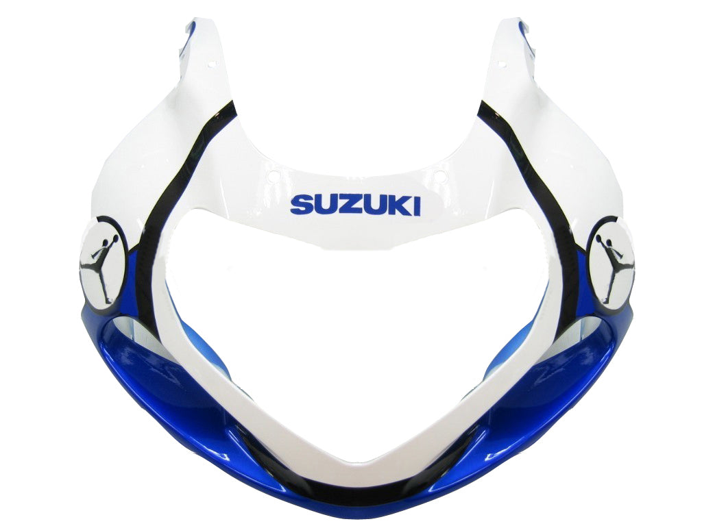 Carenados 2000-2002 Suzuki GSXR 1000 blanco y azul Jordan genérico