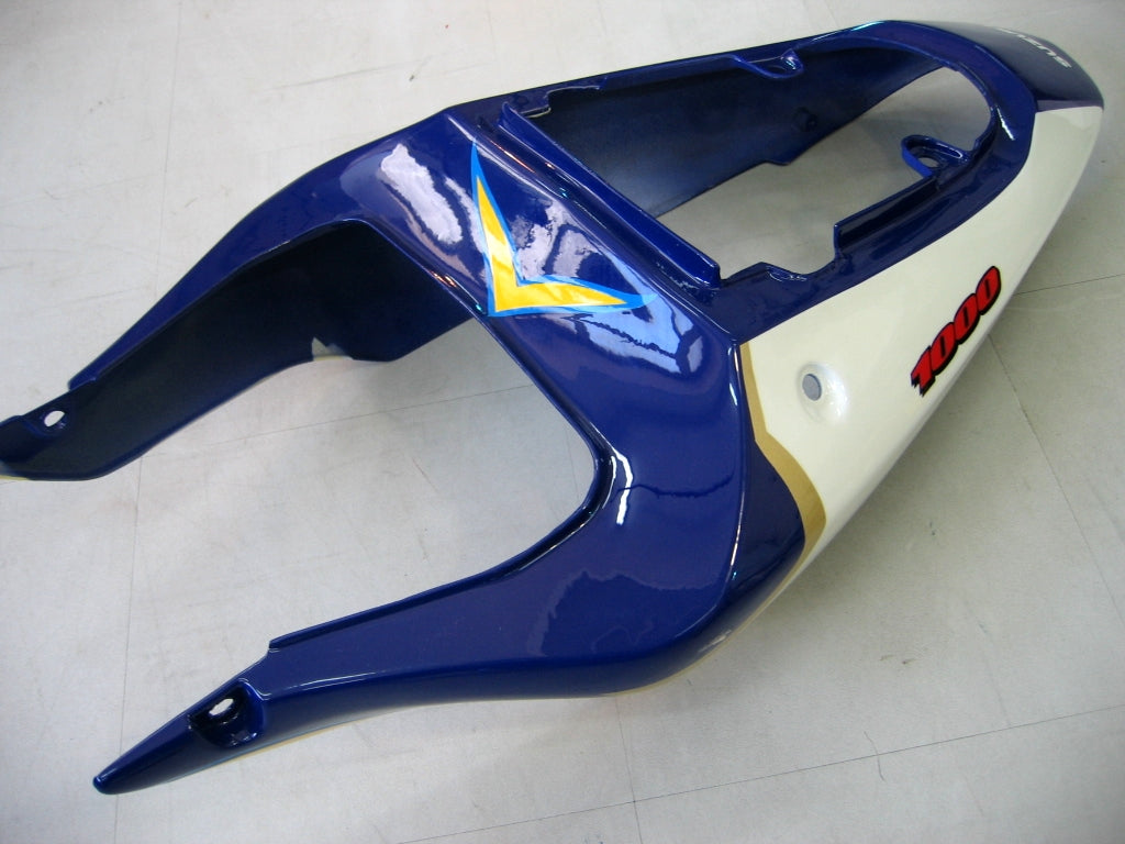 Carenados 2000-2002 Suzuki GSXR 1000 Amarillo y Azul Corona GSXR Genérico