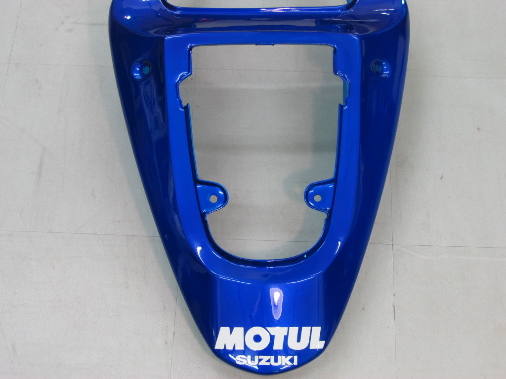Carenados 2000-2002 Suzuki GSXR 1000 azul y blanco Motul genérico