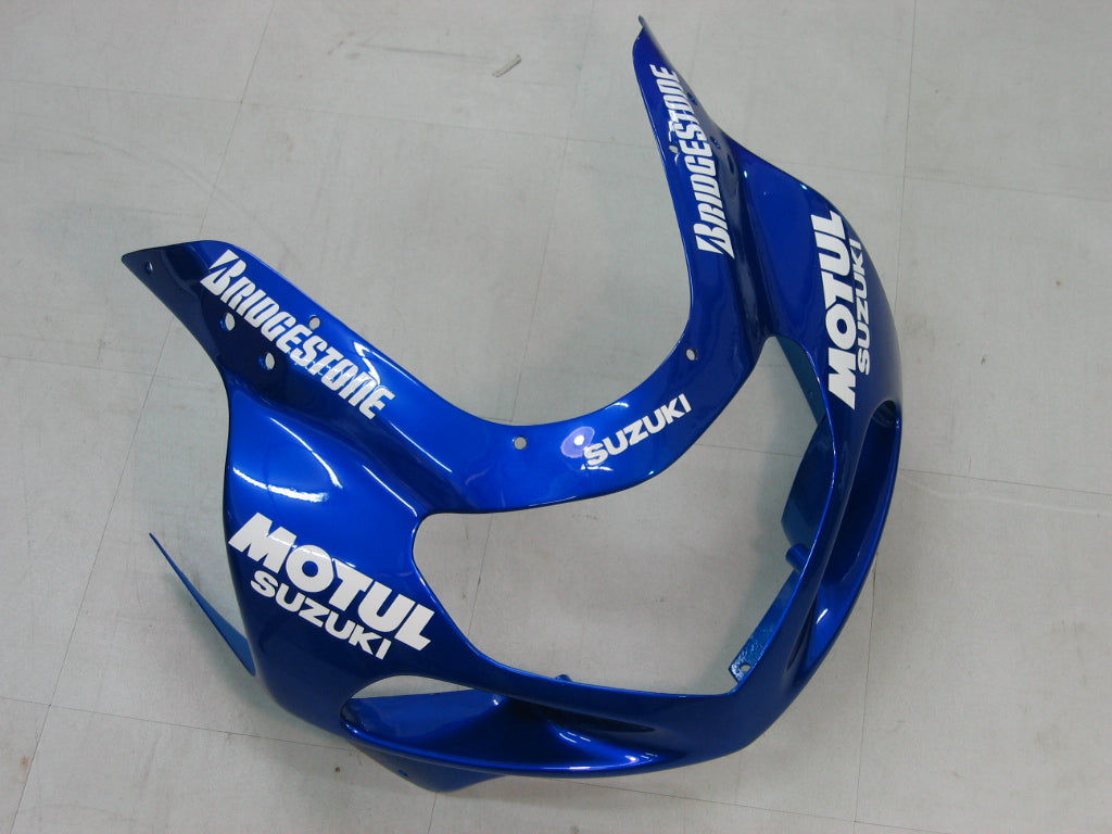 Carenados 2000-2002 Suzuki GSXR 1000 azul y blanco Motul genérico