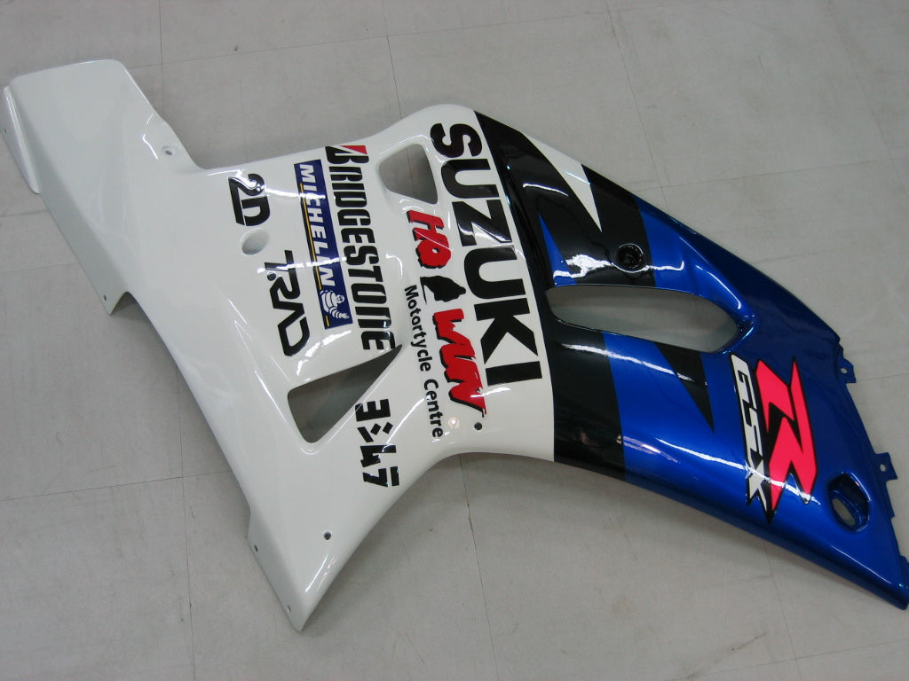 Carenados 2000-2002 Suzuki GSXR 1000 azul y blanco Motul genérico