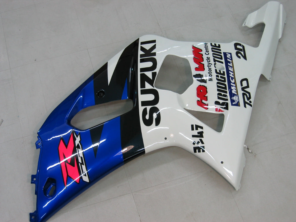 Carenados 2000-2002 Suzuki GSXR 1000 azul y blanco Motul genérico