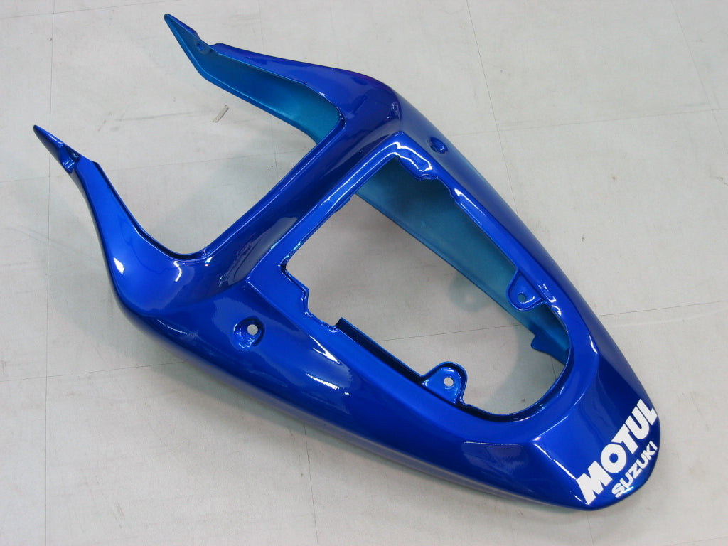 Carenados 2000-2002 Suzuki GSXR 1000 azul y blanco Motul genérico