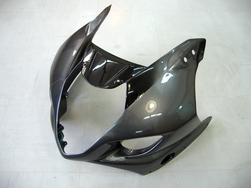 Carenados 2003-2004 Suzuki GSXR 1000 Plata y Negro GSXR Genérico