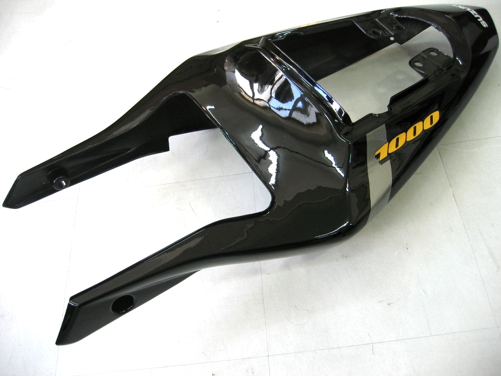 Carenados 2003-2004 Suzuki GSXR 1000 Plata y Negro GSXR Genérico