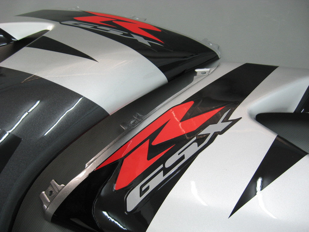 Carenados 2003-2004 Suzuki GSXR 1000 Negro y Blanco GSXR Genérico