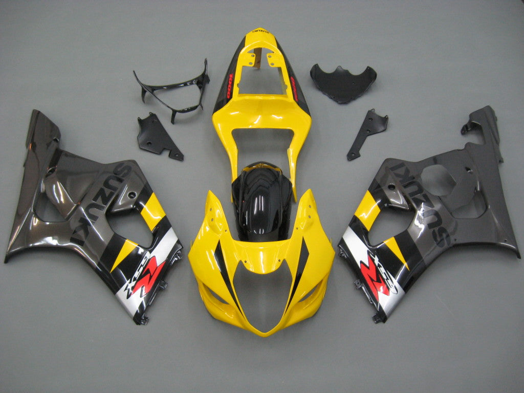 Fairings 2003-2004 Suzuki GSXR 1000 Yellow & Black GSXR Generic