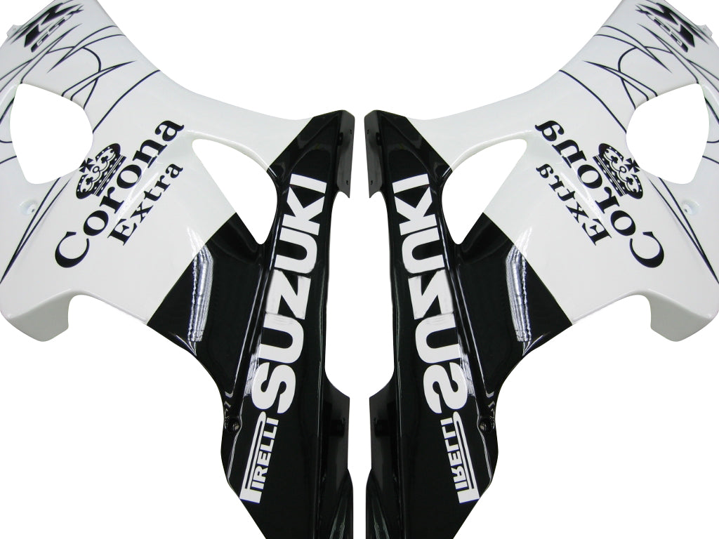 Fairings 2003-2004 Suzuki GSXR 1000 White & Black Corona Suzuki Generic