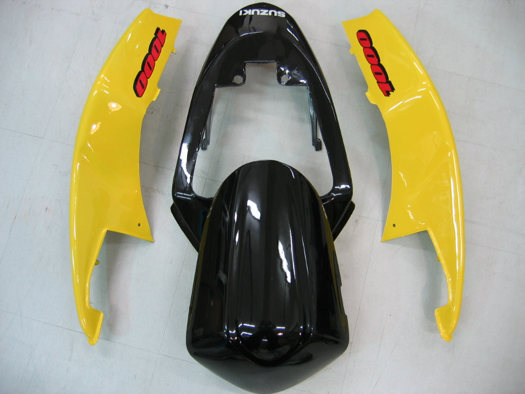 Carenados 2005-2006 Suzuki GSXR 1000 Amarillo y Negro Genérico