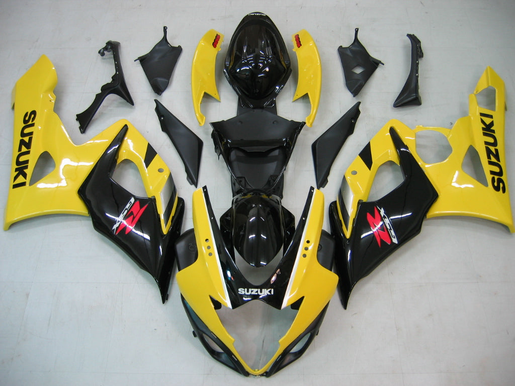 Fairings 2005-2006 Suzuki GSXR 1000 Yellow & Black Generic