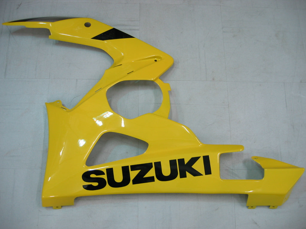 Carenados 2005-2006 Suzuki GSXR 1000 Amarillo y Negro Genérico