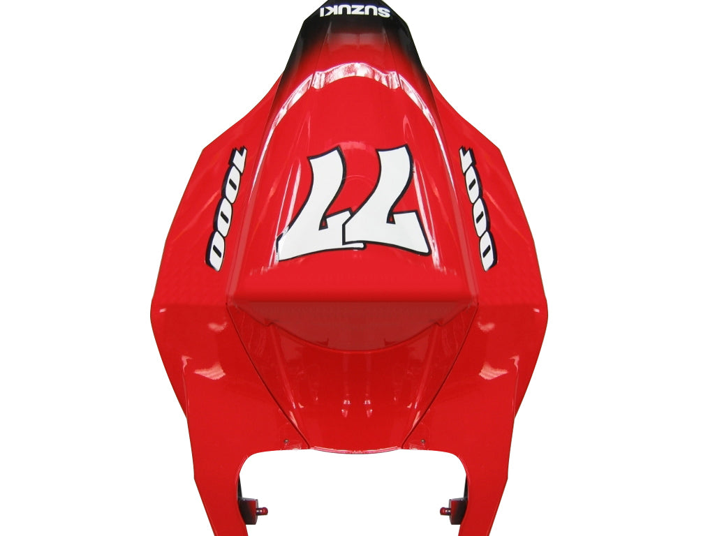 Fairings 2007-2008 Suzuki GSXR 1000 Red Black No.77 GSXR Generic
