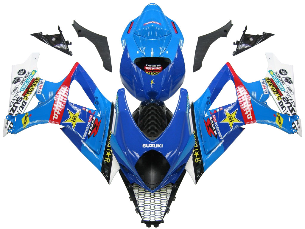 Fairings 2007-2008 Suzuki GSXR 1000 Blue Rockstar Generic