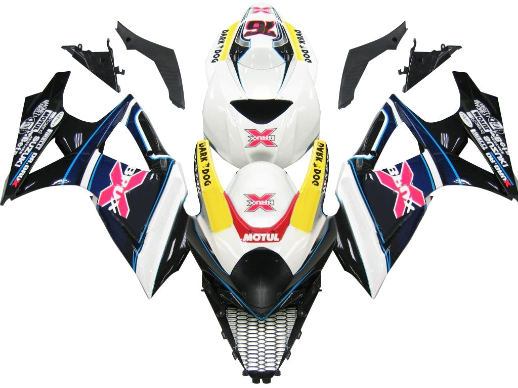 Fairings 2007-2008 Suzuki GSXR 1000 Multi-Color Brux Generic