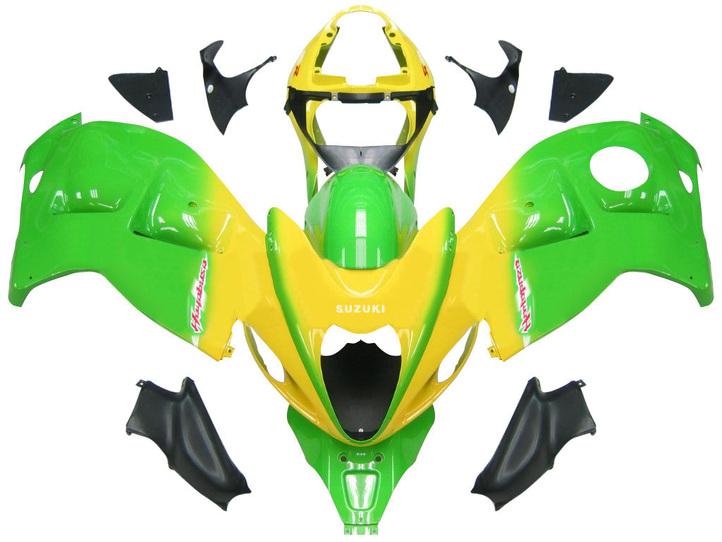 Fairings 1999-2007 Suzuki GSX1300 Hayabusa Green & Yellow Hayabusa Generic
