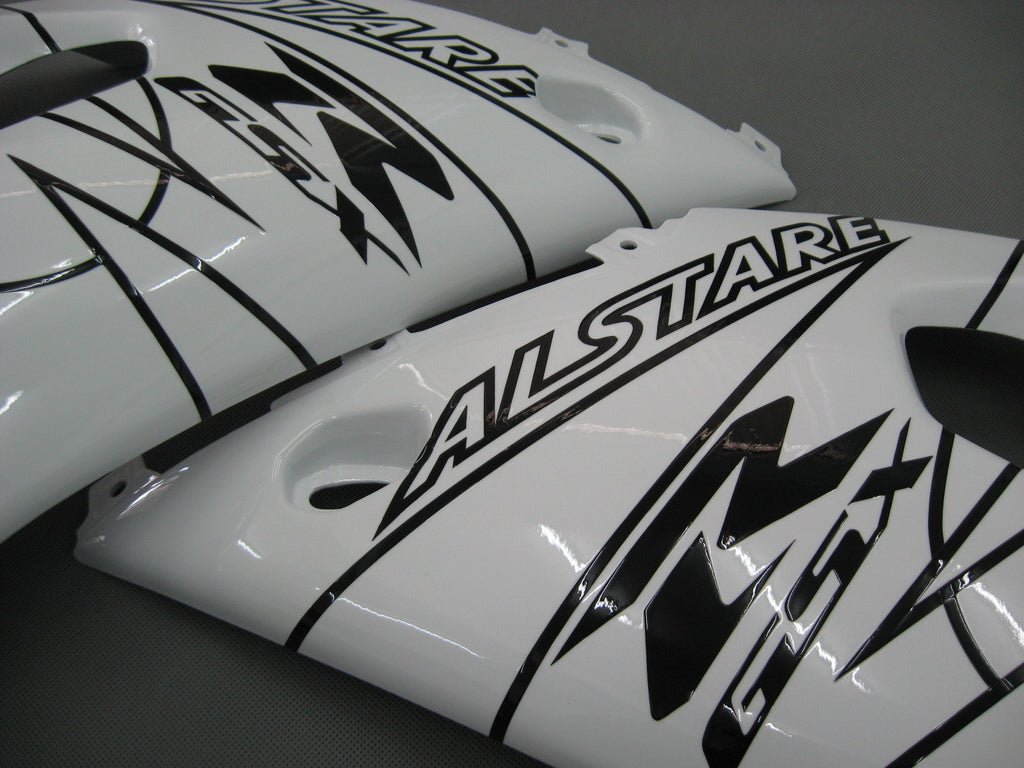 Fairings 2001-2003 Suzuki GSXR 600 White Black Alstare Corona GSXR Generic