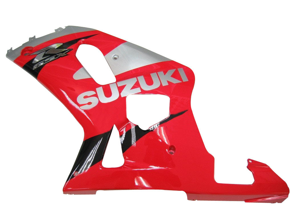 Fairings 2001-2003 Suzuki GSXR 600 Red & Silver GSXR Generic