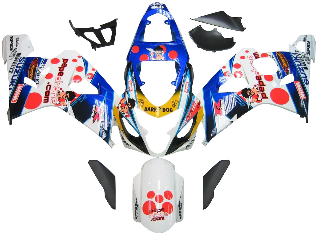 Fairings 2004-2005 Suzuki GSXR 600 750 Multi-Color pepephone Generic