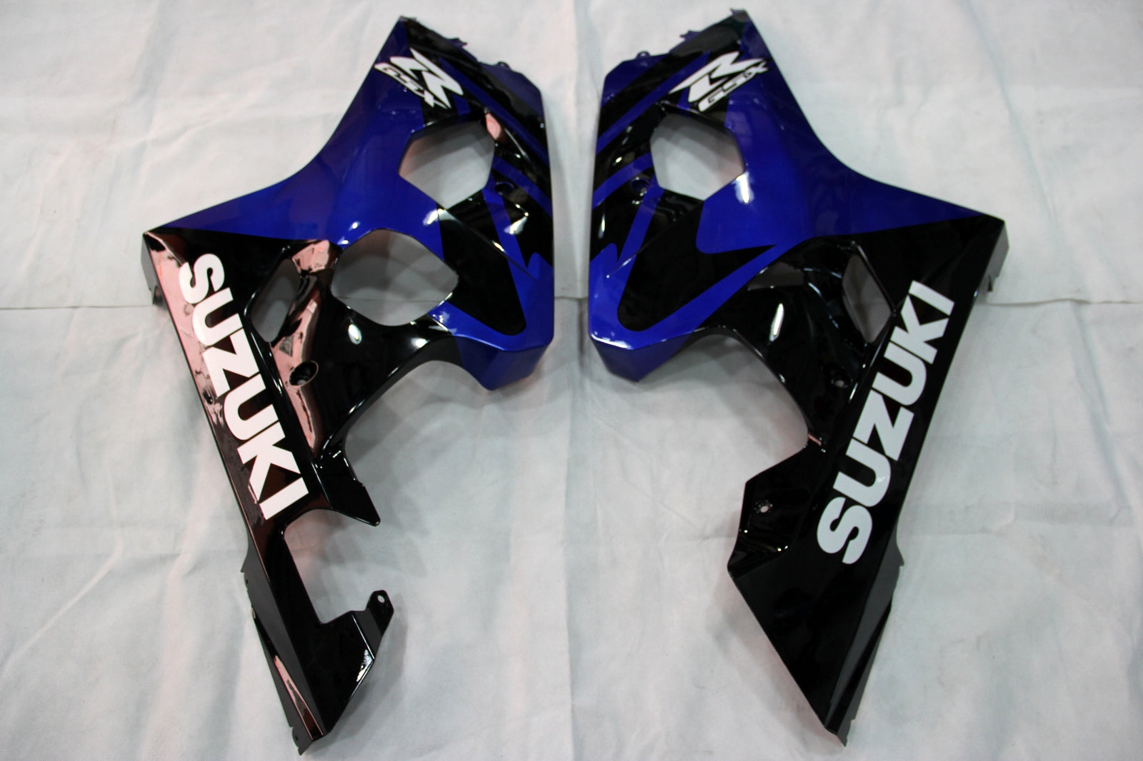 Carenados 2004-2005 Suzuki GSXR 600 750 Azul Negro GSXR Genérico