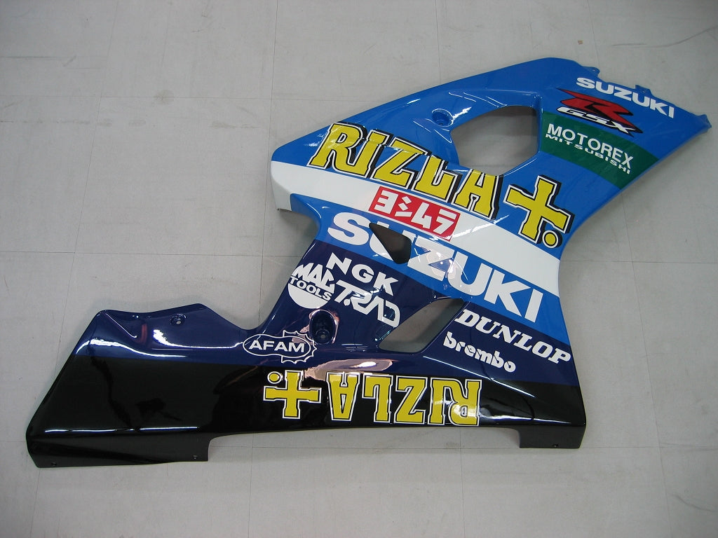 Carenados 2004-2005 Suzuki GSXR 600 750 Azul Rizla GSXR Genérico