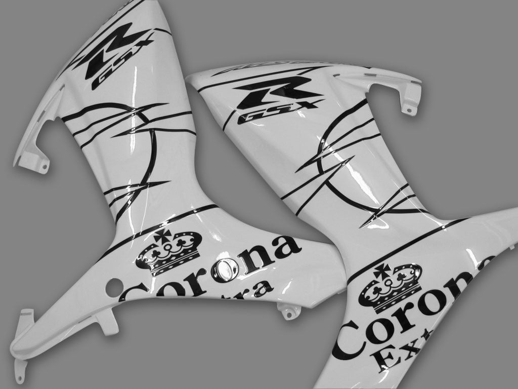 Fairings 2006-2007 Suzuki GSXR 600 750 White Black Alstare Corona Generic