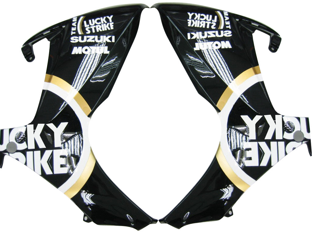 Fairings 2006-2007 Suzuki GSXR 600 750 Black Gold Lucky Strike Generic