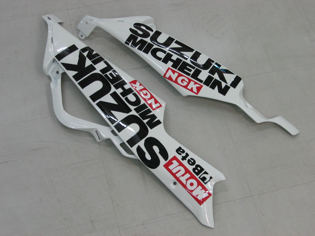 Fairings 2006-2007 Suzuki GSXR 600 750 White Red Lucky Strike Generic