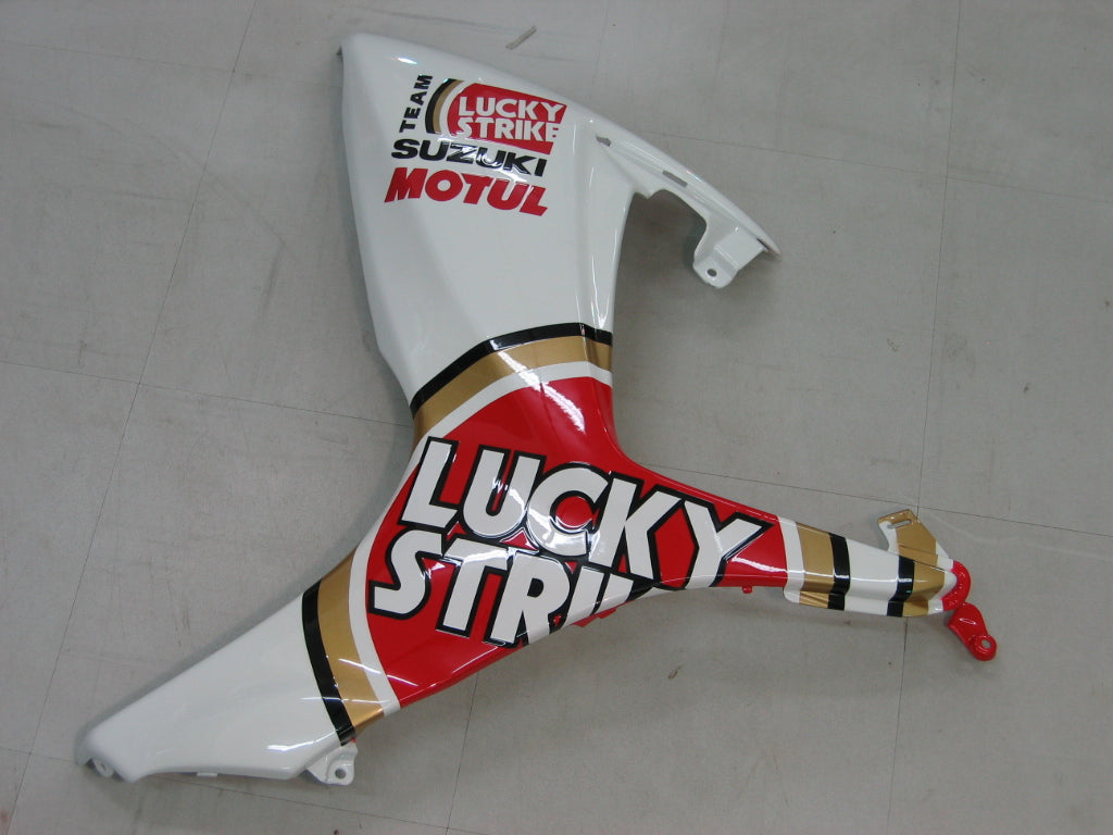Fairings 2006-2007 Suzuki GSXR 600 750 White Red Lucky Strike Generic