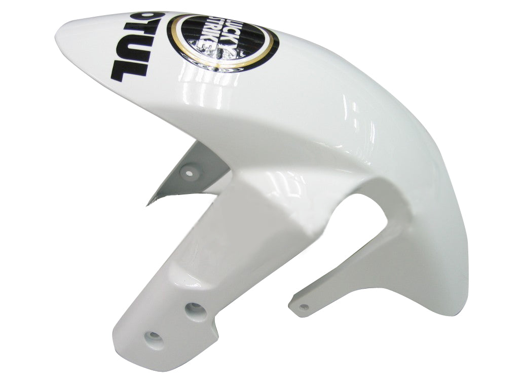 Carenados 2008-2010 Suzuki GSXR 600 750 Blanco Negro Lucky Strike Genérico