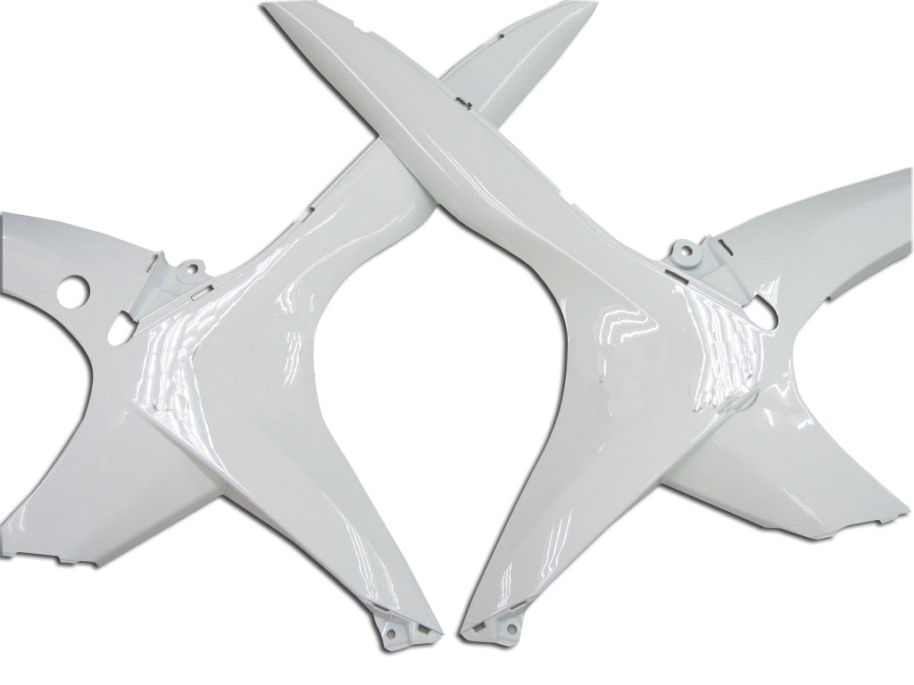 Fairings 2008-2010 Suzuki GSXR 600 750 White Black GSXR Generic
