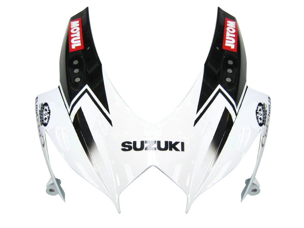 Carenados 2008-2010 Suzuki GSXR 600 750 Negro Blanco Alstare Corona Genérico