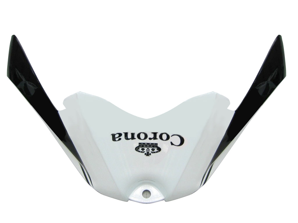 Carenados 2008-2010 Suzuki GSXR 600 750 Negro Blanco Alstare Corona Genérico